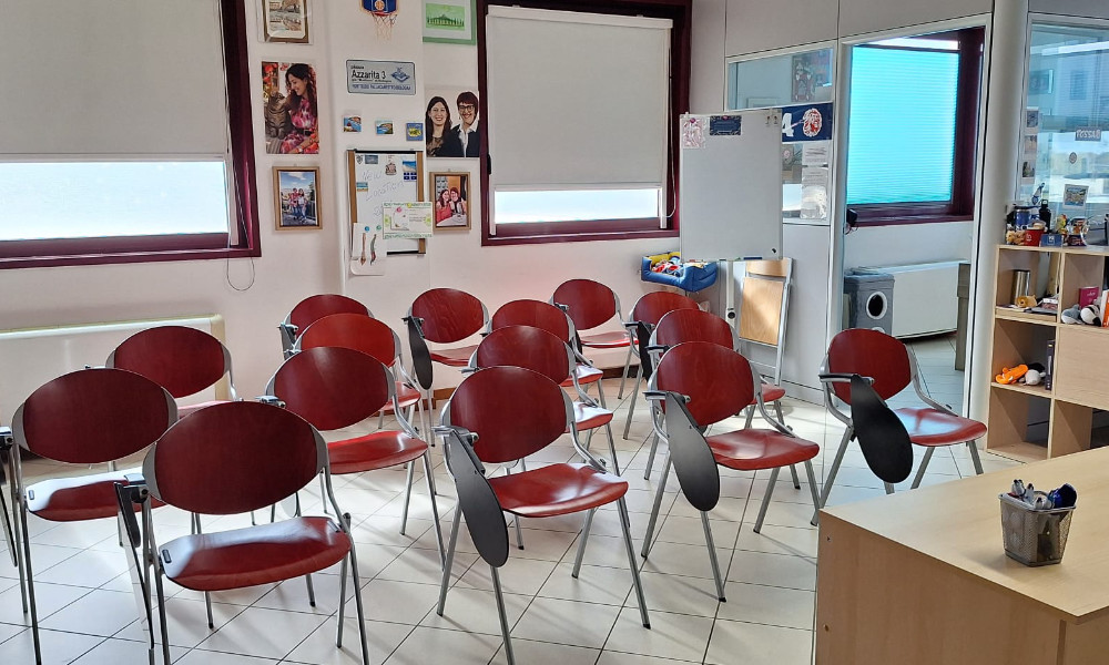 Aula per i corsi sicurezza sul lavoro dello Studio Katia Nadalini ad Anzola dell'Emilia
